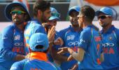 PHOTOS: Bowlers shine as India demolish Pakistan