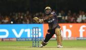 PICS: Russell's late blitz fires KKR past RCB