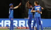 IPL PIX: Delhi bowlers bring sun down on Hyderabad