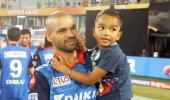 Shikhar Dhawan, son play 'Quarantine Premier League'