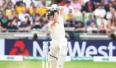 Ton-up Smith now second only to Bradman