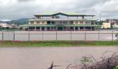 PIX: Cricket stadium in Shivamogga hit by floods