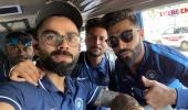 PIX: Kohli & Co. touch down in Chennai