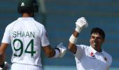 Karachi Test: Abid, Shan tons flatten Lanka on Day 3