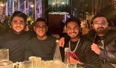 Rishabh Pant celebrates Christmas with Dhoni