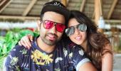 Hello world! Rohit Sharma shares baby's first photo