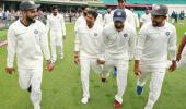 PIX: Team India perform the 'Pujara dance'