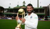 India's 'rock' star Pujara hails teammates after series win