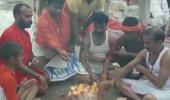 PIX: Fans pray for India's win against New Zealand