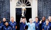 British PM hosts World Cup champs