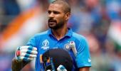 Dhawan picks up bat for 'Bottle Cap Challenge'