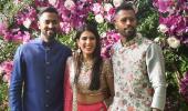 PIX: Tendulkar, Pandyas attend Akash Ambani's star-studded wedding