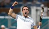 Miami Open: Bautista Agut stuns Djokovic, Kyrgios out