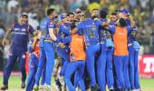 PICS: Mumbai Indians edge CSK to lift IPL title