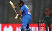 Rohit goes past Kohli and Dhoni's T20I records