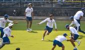 PIX: Kohli & Co take pink ball throwdowns in nets