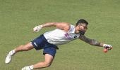 Kohli says pink ball feels like heavy hockey ball