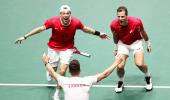 Davis Cup PIX: Canada down Australia to enter semis