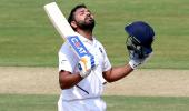 Rohit 1st batsman to hit tons in maiden Test as opener