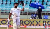 PIX: Rohit's record ton puts India on course for win