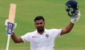 PHOTOS: Rohit's century powers India on Day 1