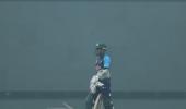 WATCH: Bangladesh players practice in smog-hit Delhi