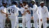 PHOTOS: Bumrah's hat-trick puts India in control