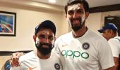 Joint birthday celebration for Ishant, Shami