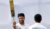 Rahmat's historic ton boosts Afghanistan on Day 1