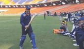 PICS: Azhar back in India blues