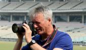 Steve Waugh back at Eden, as a photographer