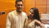 PIX: Sakshi and Dhoni, 10 happy years