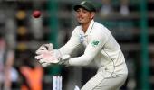 De Kock to miss part of India Test series?