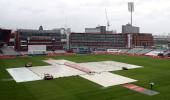 Play abandoned as rain persists over Old Trafford