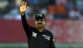 Ranji: Umpire Padmanabhan officiates from both ends