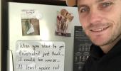 Wife's funny note cheers up self-isolated McClenaghan