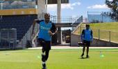 PIX: Team India clear COVID test; begin training