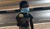 SEE: AB's 6 lands outside stadium; kid finds ball