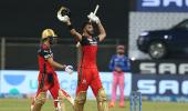 PICS: Padikkal hits 101 as RCB whip Rajasthan Royals