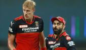 Kohli not getting much help from teammate Jamieson