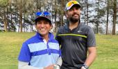 Sachin, Yuvi reunite on golf course