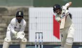 Root marks milestone with ton on Day 1