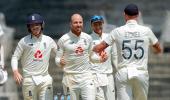 Leach overcomes Pant hammering to help England win