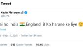 KP gets cheeky as he congratulates India