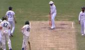 Rohit shadow bats as Smith watches