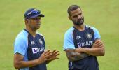 PIX: Dhawan-led Indian team starts training in Lanka