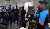 Dravid delivers inspiring speech after winning 2nd ODI