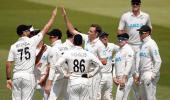 PIX: Southee shines as NZ extend lead to 165 on Day 4