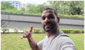 PIX: Dhawan & Co quarantine in Mumbai ahead of SL tour