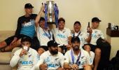 Black Caps head home after great night of celebrations